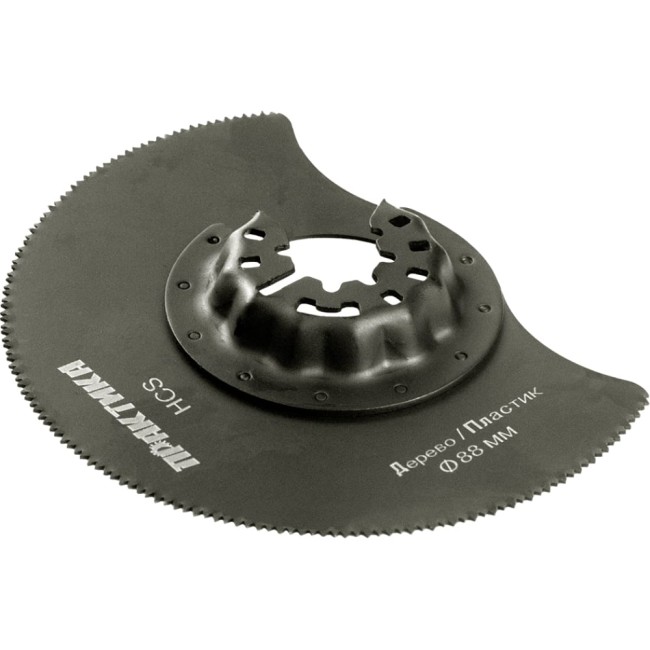 Отрезная насадка для МФИ, по дереву ПРАКТИКА полукруг, HCS, 88 мм, мелкий зуб 240-119