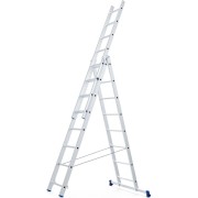 Трехсекционная лестница Zarges 49308 Трехсекционная лестница Zarges 49308