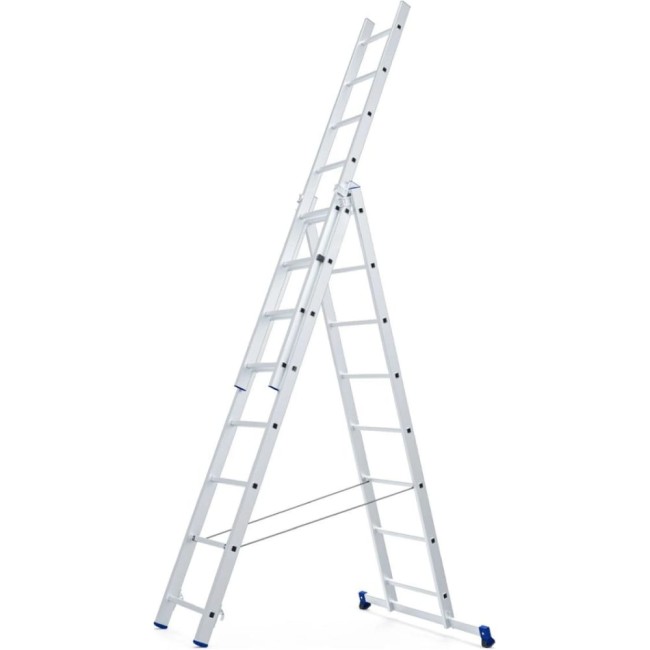 Трехсекционная лестница Zarges 49308