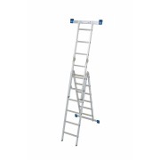 Шарнирная комбинированная стремянка Krause STABILO 133922