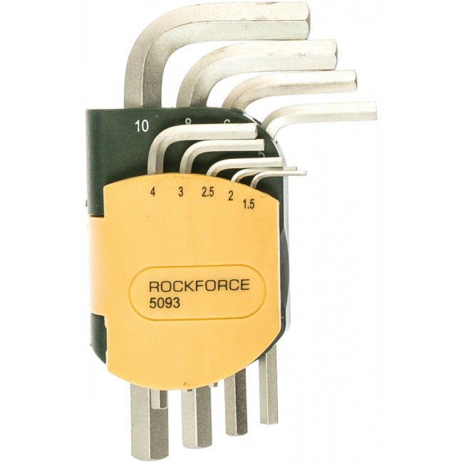 Набор шестигранных ключей Rockforce RF-5093(6199)