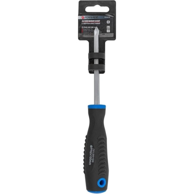 Крестовая магнитная отвертка Forsage Profi S2 F-70120100(27165)