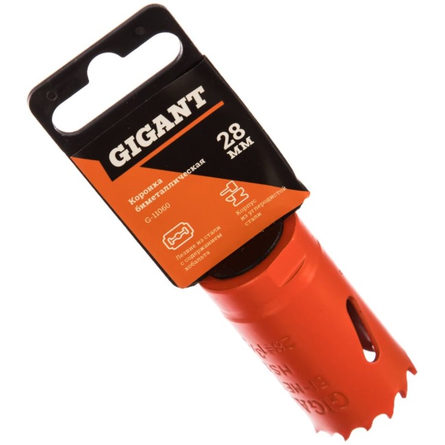 Биметаллическая коронка Gigant G-11060