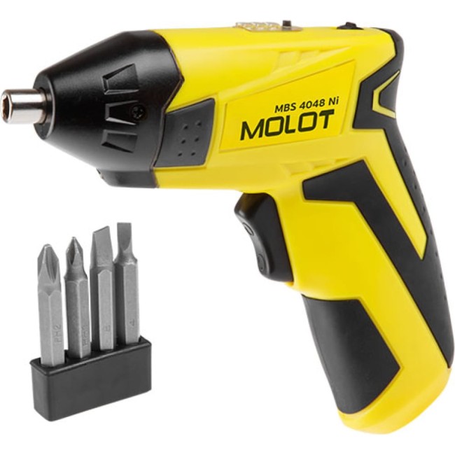 Аккумуляторная отвертка MOLOT MBS 4048 Ni MBS4048Ni00011