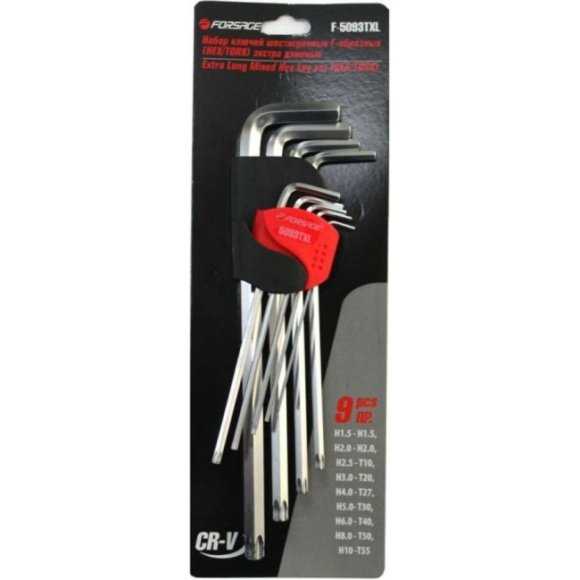 Набор шестигранных ключей Forsage 47359 F-5093TXL