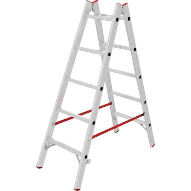 Индустриальная двухсторонняя алюминиевая стремянка Новая Высота NV5123 5123205 Индустриальная двухсторонняя алюминиевая стремянка Новая Высота NV5123 5123205