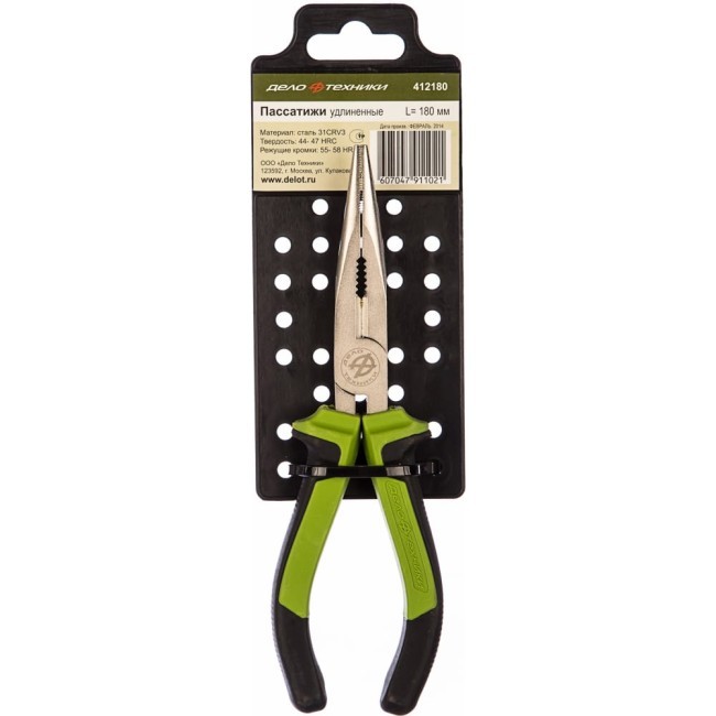 Удлиненные плоскогубцы Дело Техники 412180