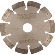 Сегментный алмазный диск по железобетону MESSER 125D-2.2T-12W-10S-22.2 01-15-125 Сегментный алмазный диск по железобетону MESSER 125D-2.2T-12W-10S-22.2 01-15-125