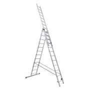 Трехсекционная алюминиевая лестница LadderBel LS312 Трехсекционная алюминиевая лестница LadderBel LS312