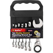 Набор комбинированных трещоточных ключей AmPro T41383 Набор комбинированных трещоточных ключей AmPro T41383