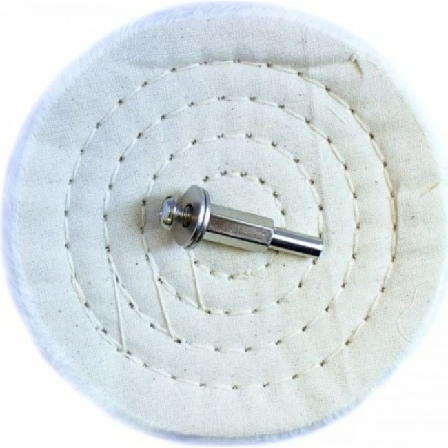 Хлопковый полировальный диск для дрели Rockforce RF-PSP125Q