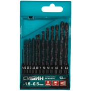 Набор сверл по металлу СИБИН 29610-H13 Набор сверл по металлу СИБИН 29610-H13
