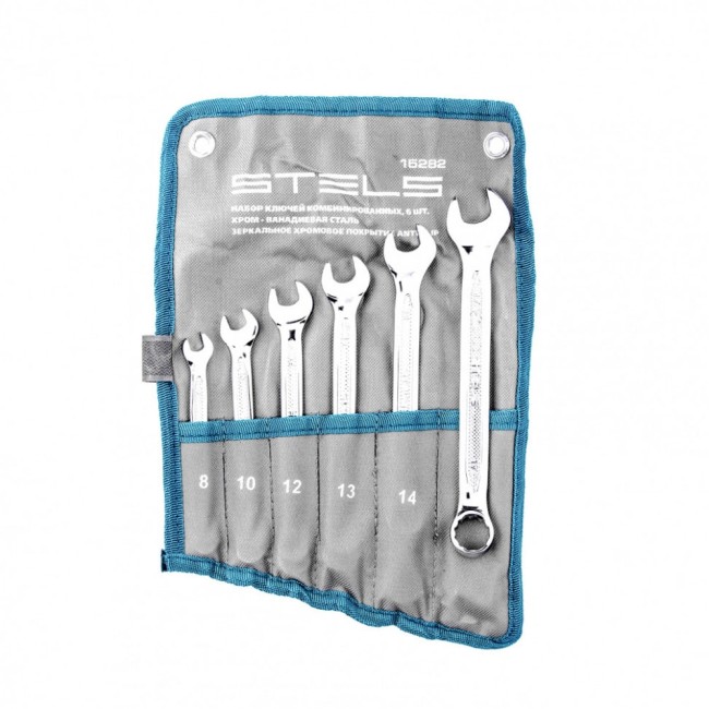 Набор комбинированных ключей STELS 15282
