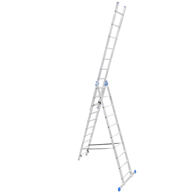 Трехсекционная алюминиевая лестница LadderBel LS310