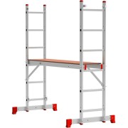Универсальная алюминиевая лестница-помост Вихрь ЛПА 3-У 73/5/1/25 Универсальная алюминиевая лестница-помост Вихрь ЛПА 3-У 73/5/1/25