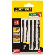 Набор полотен по дереву для электролобзика STAYER УНИВЕРСАЛ №1 15980-H5-1