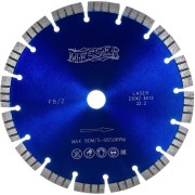 Турбосегментный алмазный диск по железобетону MESSER 230D-2.4T-12W-16S-22.2 01-16-231 Турбосегментный алмазный диск по железобетону MESSER 230D-2.4T-12W-16S-22.2 01-16-231