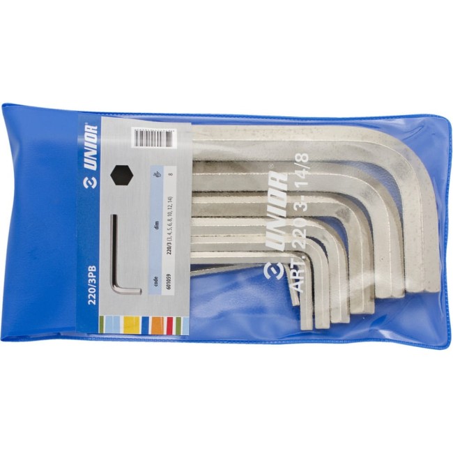 Набор шестигранных ключей Unior 3838909010595