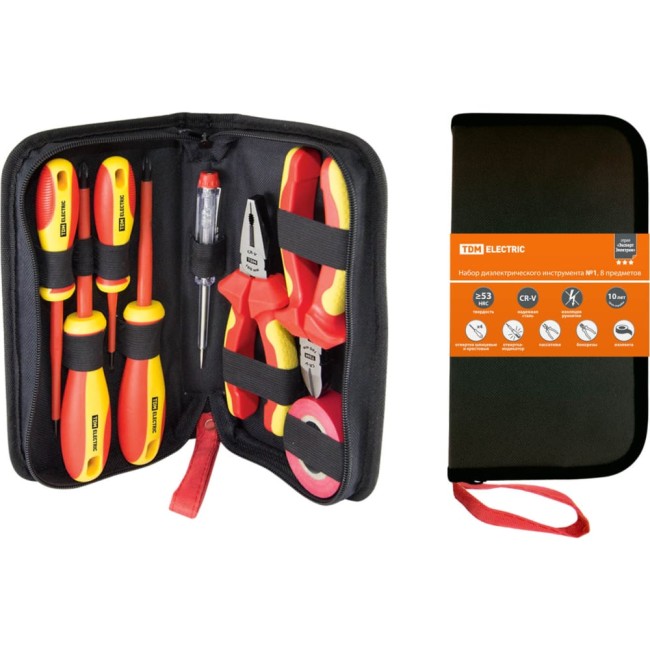 Набор диэлектрического инструмента TDM №1 ЭкспертЭлектрик SQ1017-0101