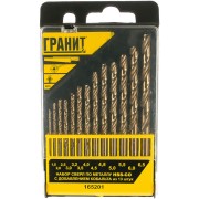 Набор сверл по металлу Гранит 165201 Набор сверл по металлу Гранит 165201
