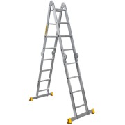 Алюминиевая двухсекционная шарнирная лестница Алюмет Серия Т4 Т 445