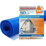 Усиленная фасадная стеклотканевая сетка SDM 160 SD-GLASS Professional PRO 00-00000414 Усиленная фасадная стеклотканевая сетка SDM 160 SD-GLASS Professional PRO 00-00000414