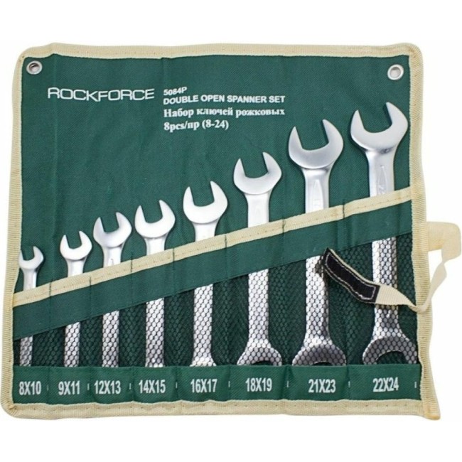 Набор рожковых ключей Rockforce RF-5084P