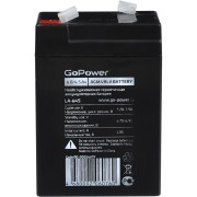 Свинцово-кислотный аккумулятор GoPower LA-645 00-00016679