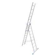 Трехсекционная алюминиевая лестница LadderBel LS309 Трехсекционная алюминиевая лестница LadderBel LS309