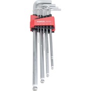 Набор Г-образных шестигранников FORCE 5093XLB Набор Г-образных шестигранников FORCE 5093XLB