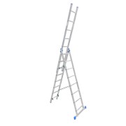 Трехсекционная алюминиевая лестница LadderBel LS308 Трехсекционная алюминиевая лестница LadderBel LS308