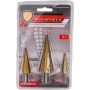 Набор сверл ступенчатых Strong СTМ-52900003 Набор сверл ступенчатых Strong СTМ-52900003