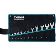 Набор рожковых ключей СИБИН 27013-H12 Набор рожковых ключей СИБИН 27013-H12