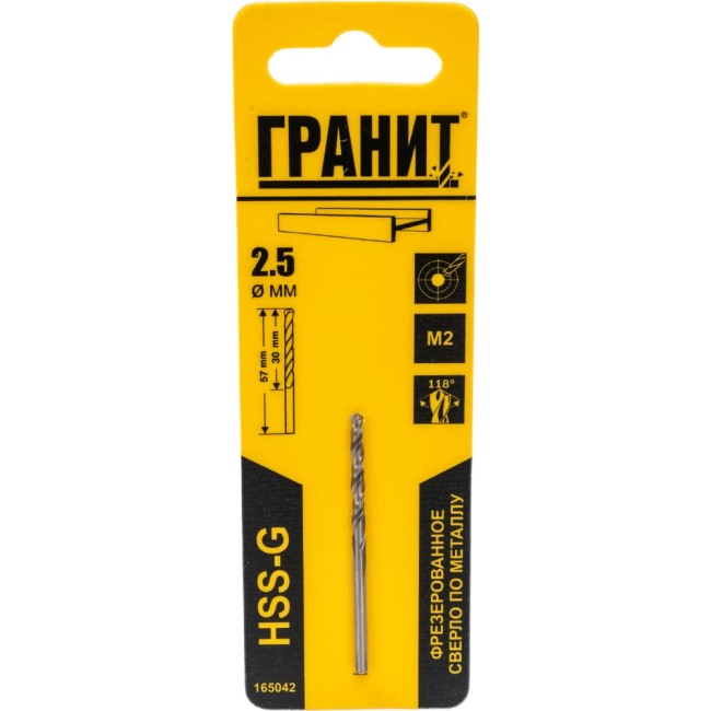 Сверло по металлу Гранит 165042