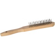 Трехрядная стальная щетка Biber 70930 тов-076236 Трехрядная стальная щетка Biber 70930 тов-076236