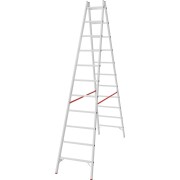 Индустриальная двухсторонняя алюминиевая стремянка Новая Высота NV5123 5123211 Индустриальная двухсторонняя алюминиевая стремянка Новая Высота NV5123 5123211