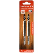 Пилки по дереву для лобзика Bohrer Т301CD 37103013 Пилки по дереву для лобзика Bohrer Т301CD 37103013