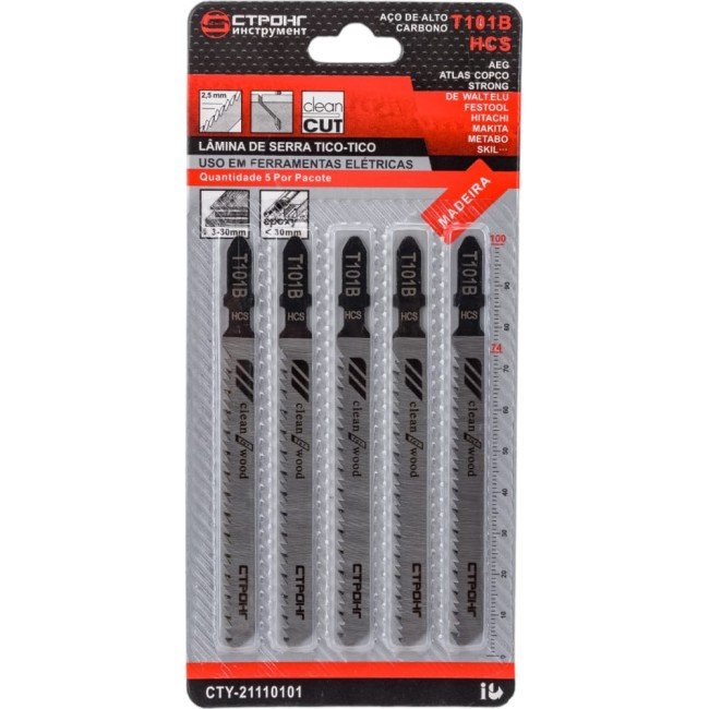 Набор полотен по дереву для электролобзика Strong СТУ-21110101