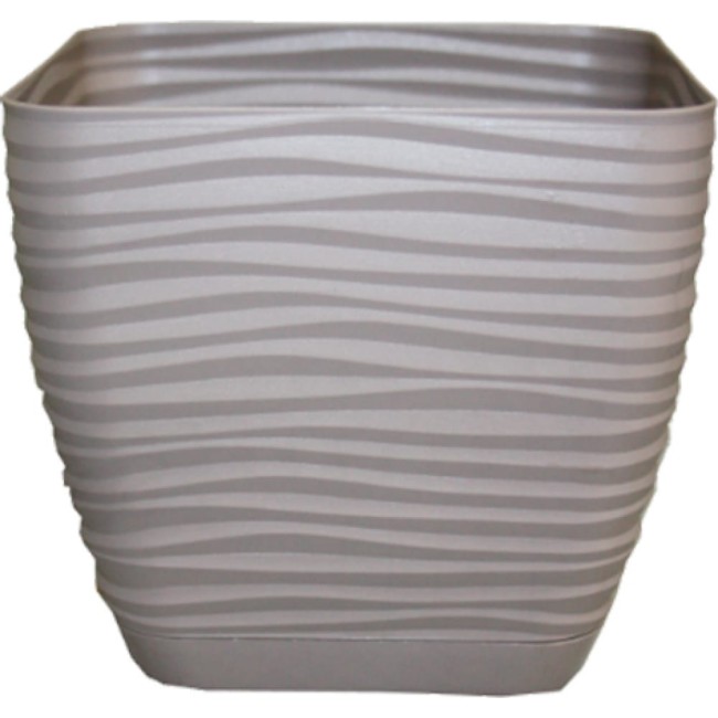 Квадратное кашпо FormPlastic Sahara petit 3620-055 058516