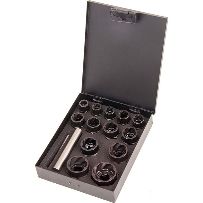 Набор головок экстракторов для поврежденных болтов гаек AV Steel AV-921096