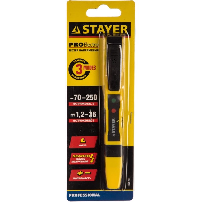 Тестер напряжения STAYER MS-48M 4520-48