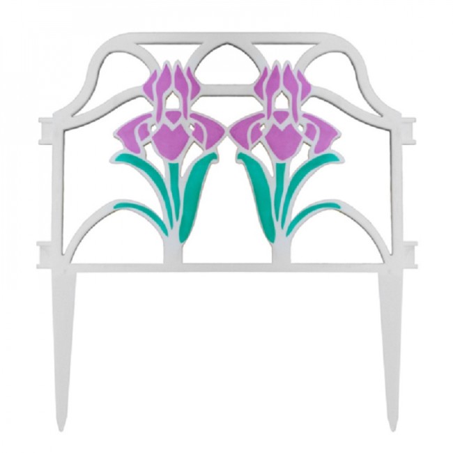 Заборчик Дачная мозаика Ирисы 11158