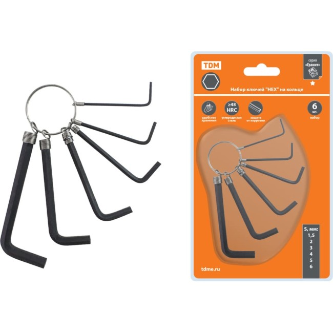 Набор ключей TDM Гранит SQ1020-0201