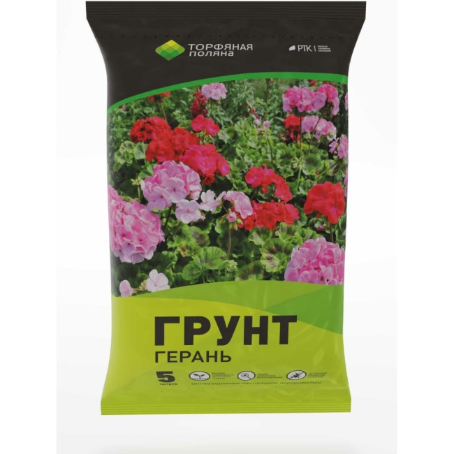 Почвенный грунт Торфяная поляна Герань 00-00000657