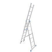 Трехсекционная алюминиевая лестница LadderBel LS307 Трехсекционная алюминиевая лестница LadderBel LS307