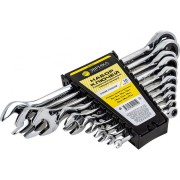 Набор комбинированных трещоточных ключей Эврика ER-20627 Набор комбинированных трещоточных ключей Эврика ER-20627