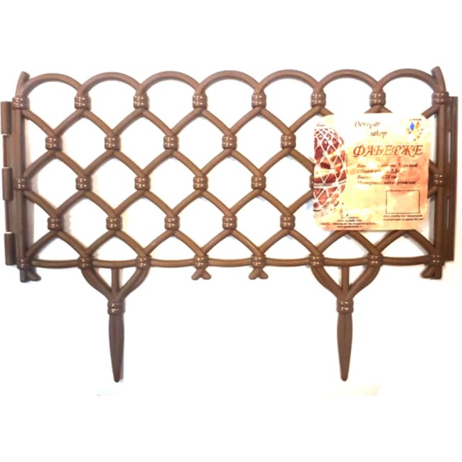 Декоративный забор Дачная мозаика Фаберже 15246