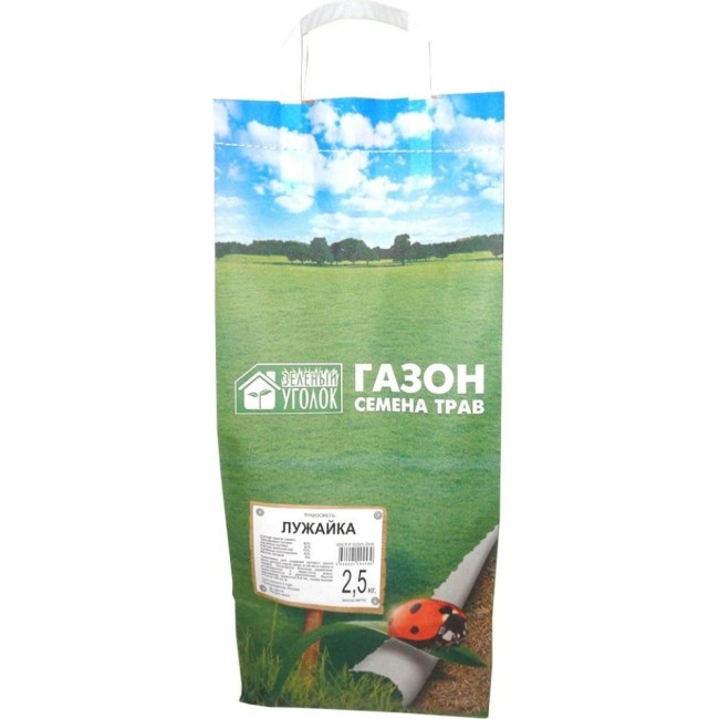 Семена газона Зеленый уголок Травосмесь Лужайка 20740