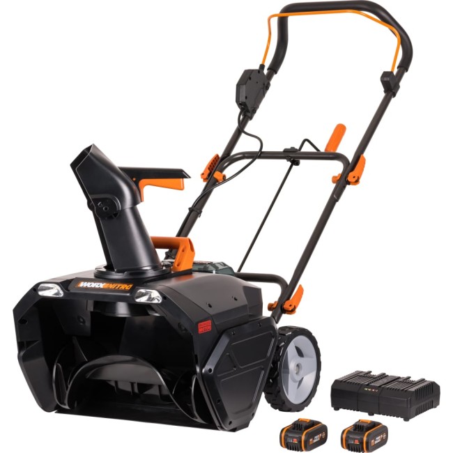 Аккумуляторный бесщеточный снегоуборщик WORX WG471E