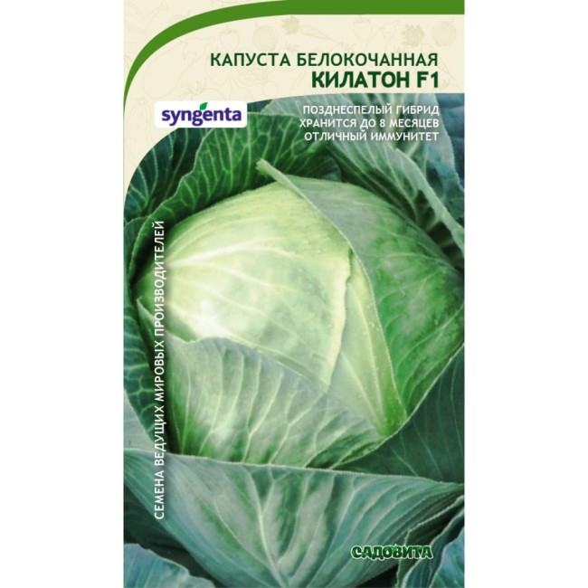 Белокочанная капуста капуста Садовита Килатон F1 00156286